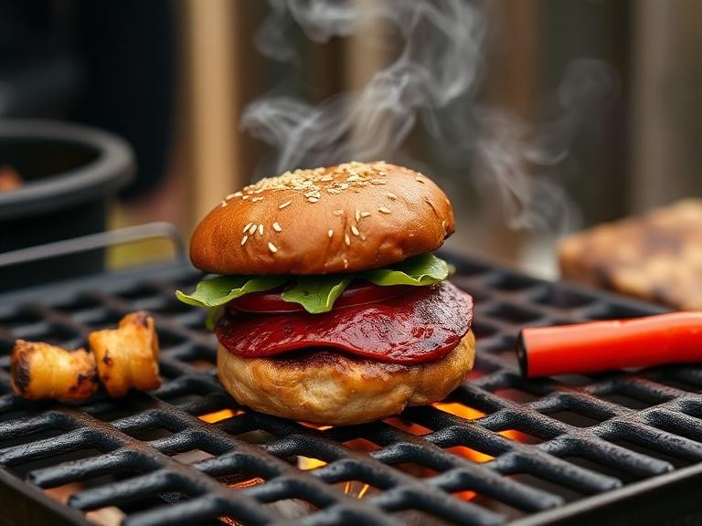 The Advantages of Creating a Hamburger on a BBQ